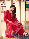 Chandni By Afsana Fandy Satin Readymade Salwar Kameez 